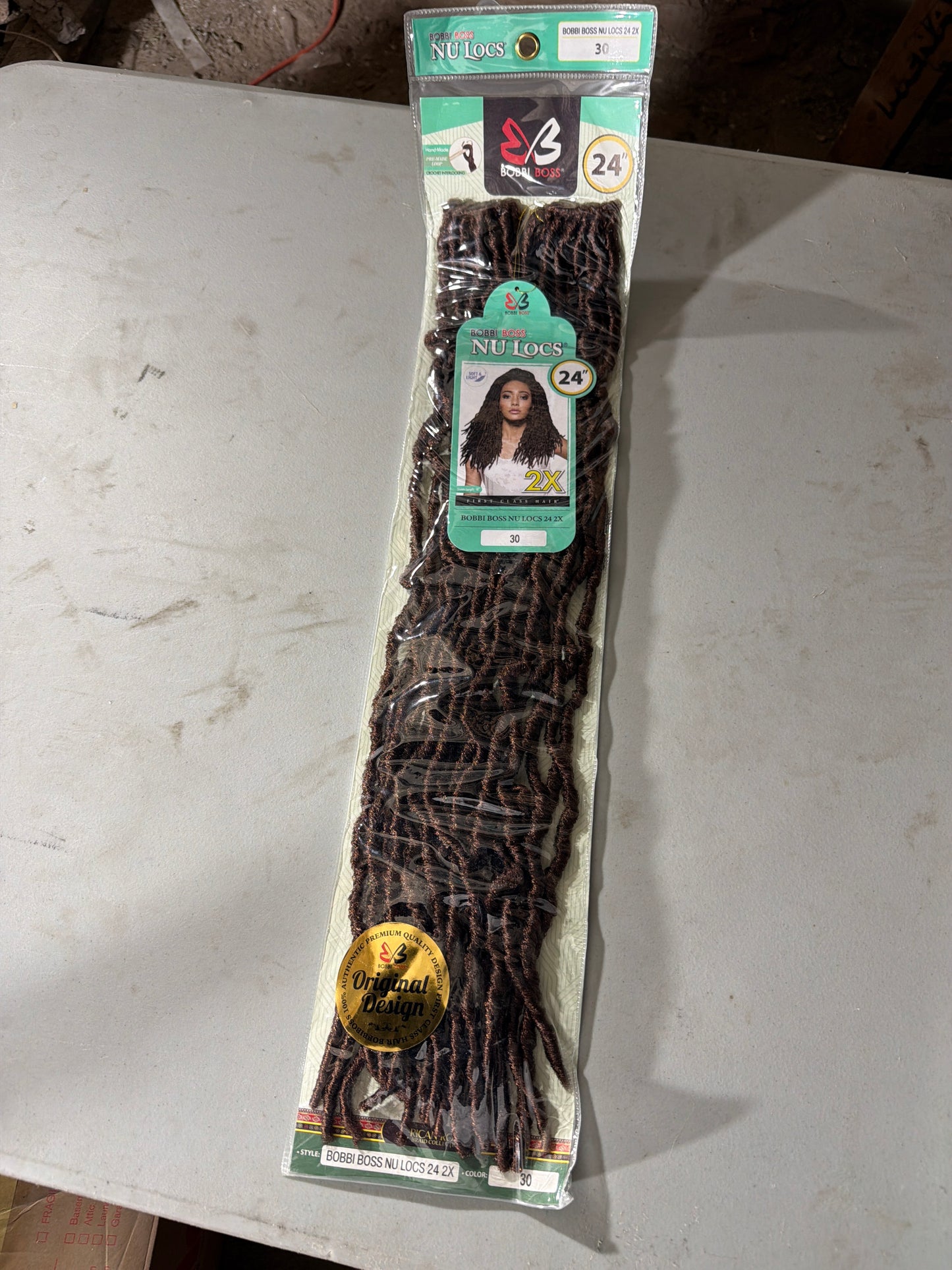 Bobbi Boss NU LOCS 24” 2X Crochet Hair – Color 30
