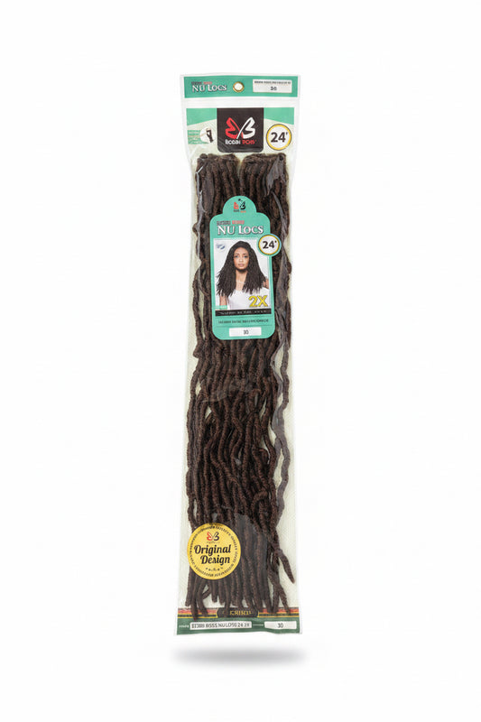 Bobbi Boss NU LOCS 24” 2X Crochet Hair – Color 30