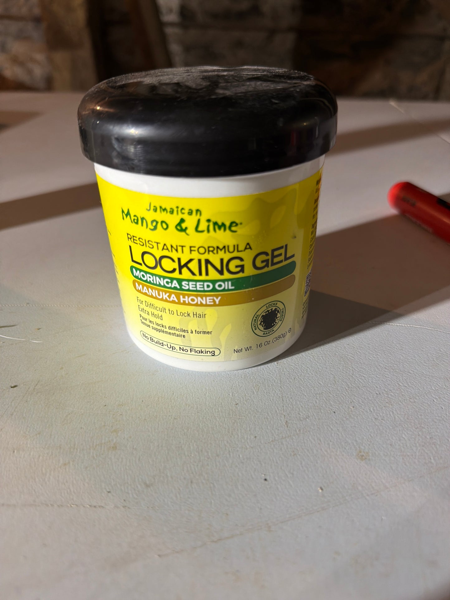 Jamaican Mango & Lime Resistant Formula Locking Gel with Moringa Seed Oil & Manuka Honey 16 oz