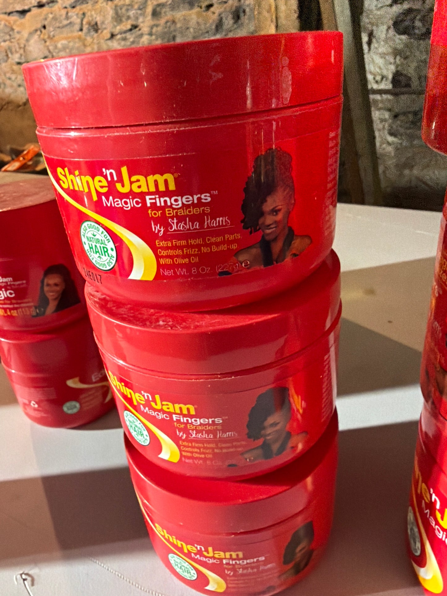 Shine ’n Jam Magic Fingers for Braiders Styling Gel 8 oz