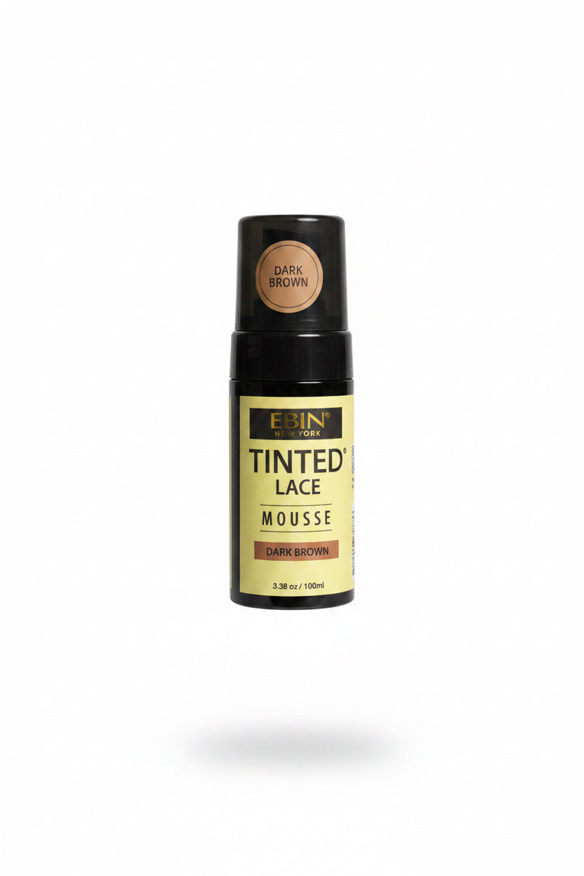 EBIN New York TINTED LACE MOUSSE-Dark Brown 3.38oz/100ml