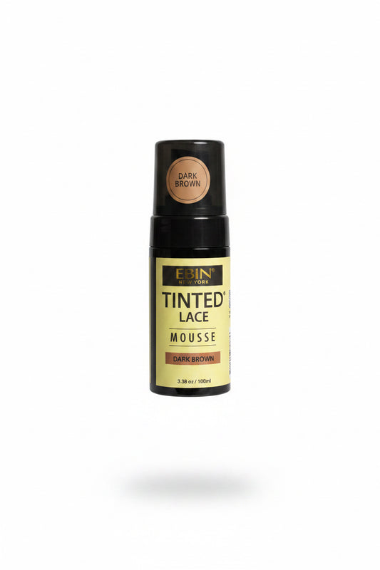 EBIN New York TINTED LACE MOUSSE-Dark Brown 3.38oz/100ml