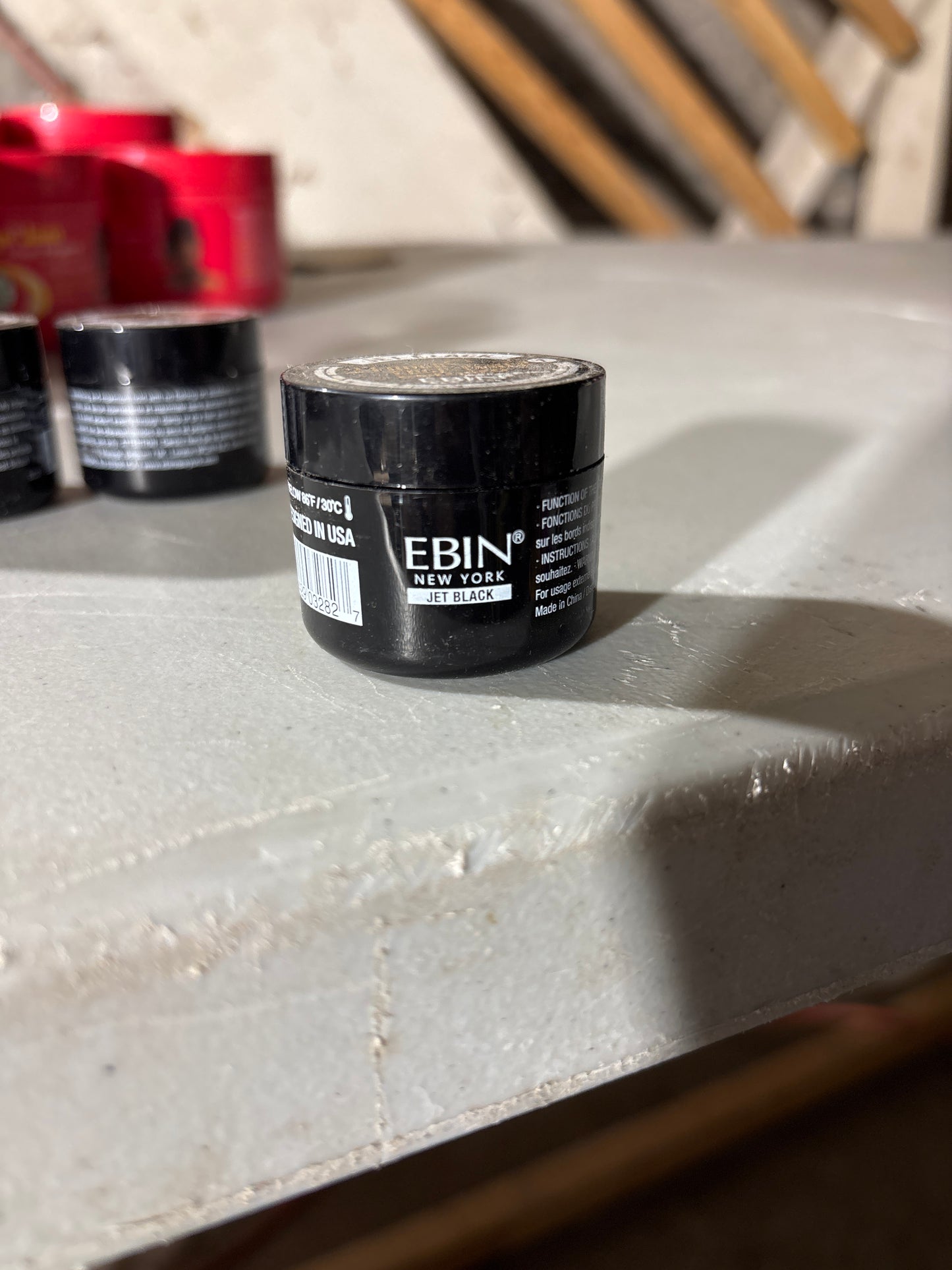 EBIN-24 Hour Edge Tamer colored -Jet Black