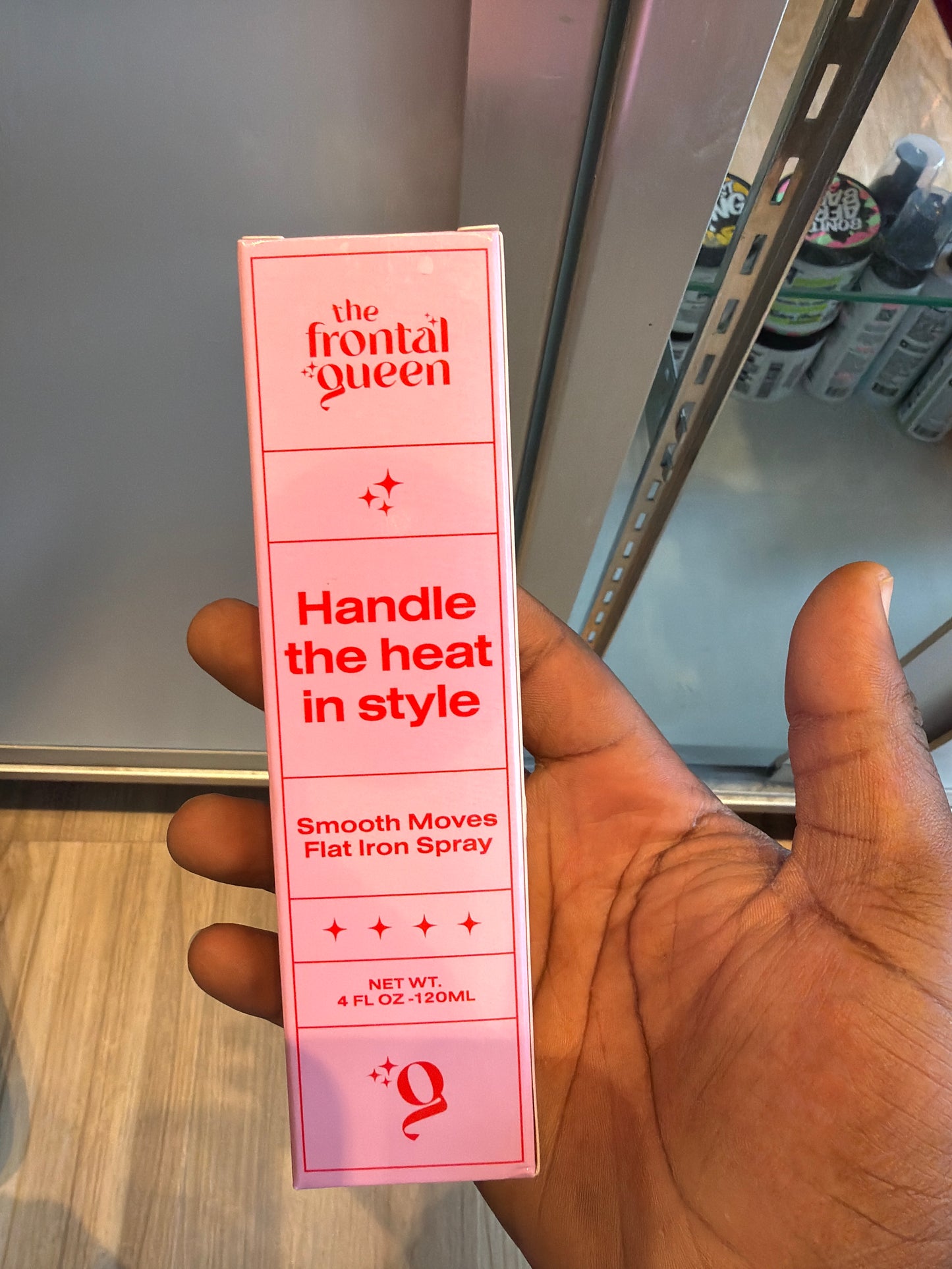 TFQ smooth moves flat iron spray
