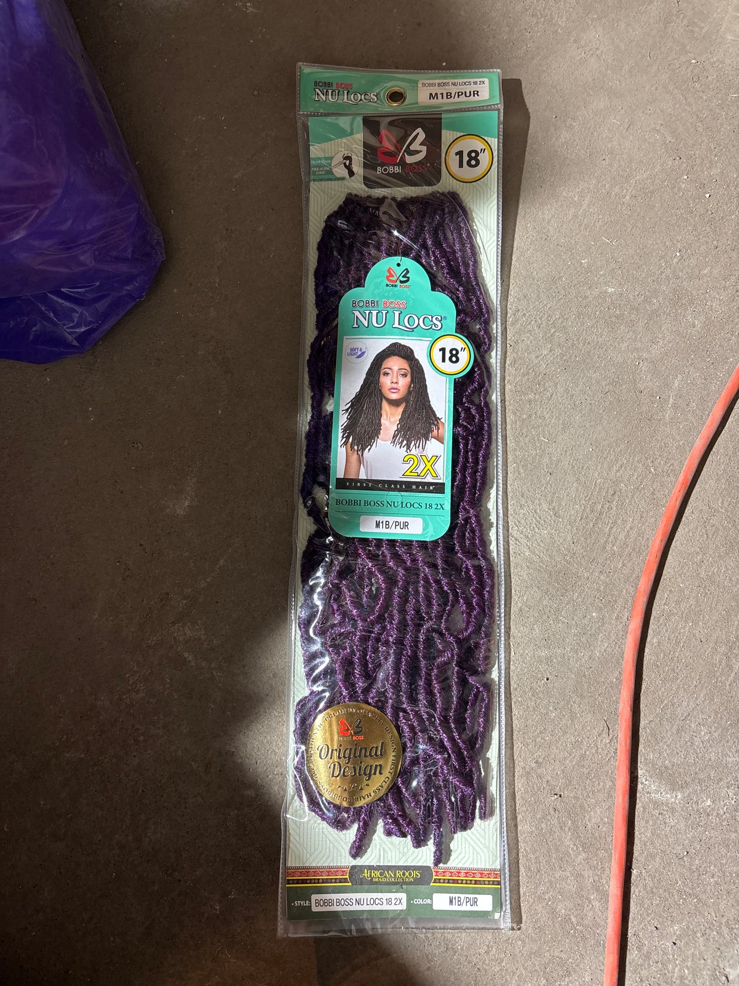 Bobbi Boss NU LOCS 18” 2X Soft Locs – Color M1B/PUR-
