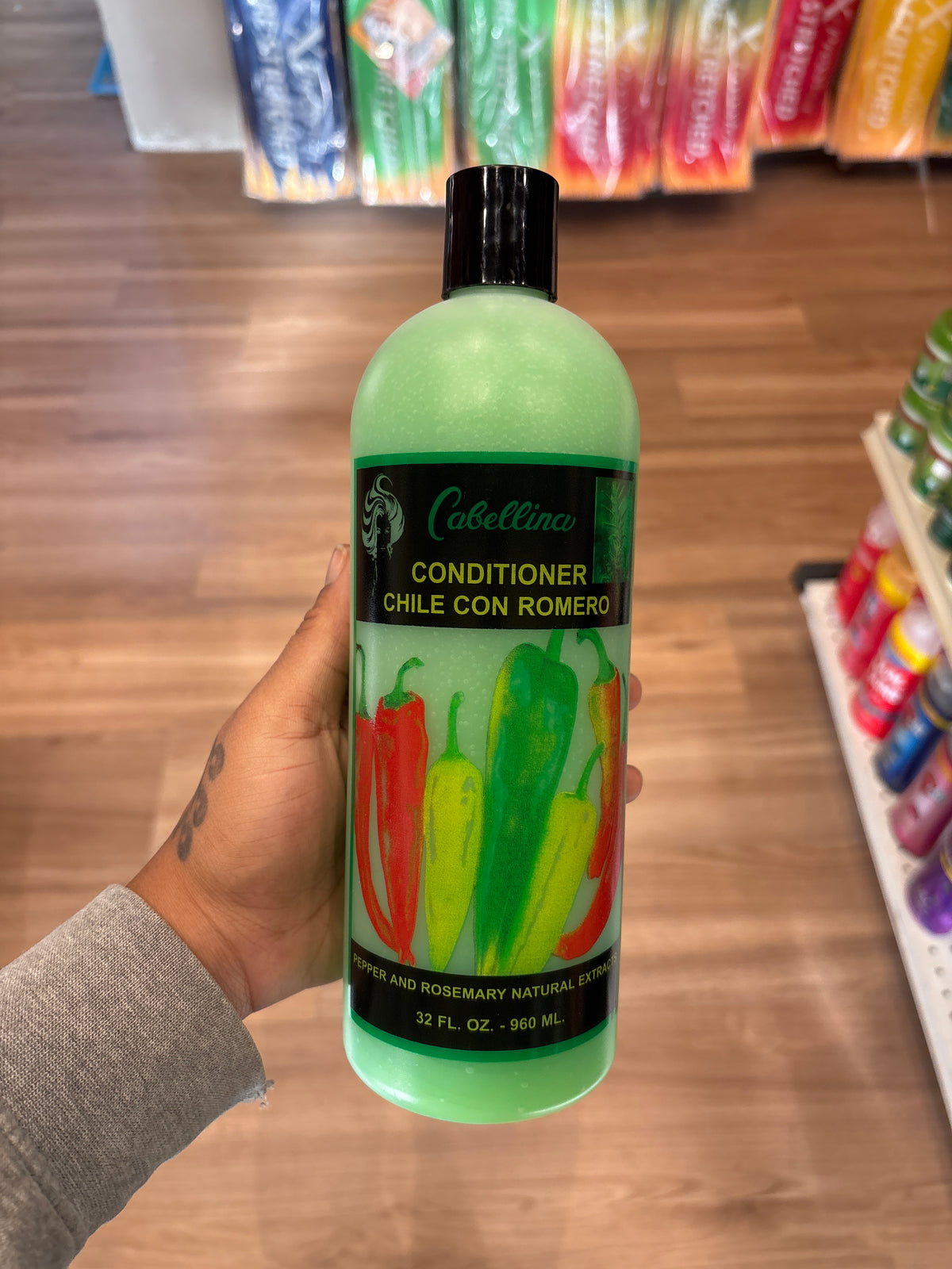 Cabellina- chile con Romero pepper & rosmary Conditioner 32fl.oz.(960ml)