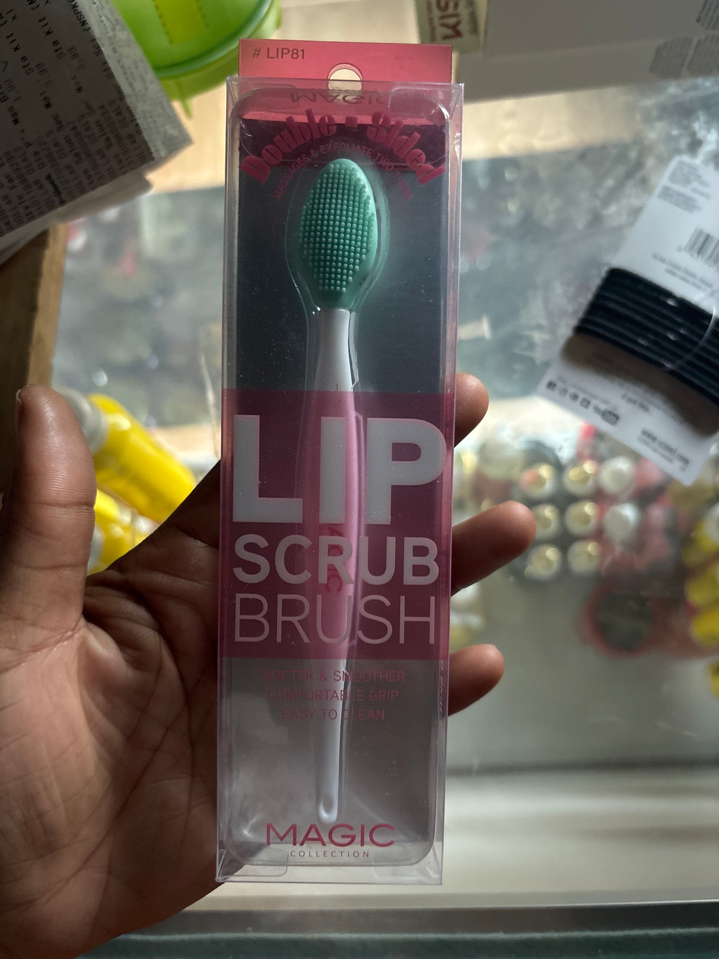 MAGIC- Double-Sided Lip Scrub Brush