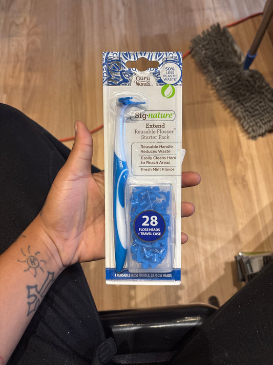 GURU NANDA- Reusable Flosser Starter pack