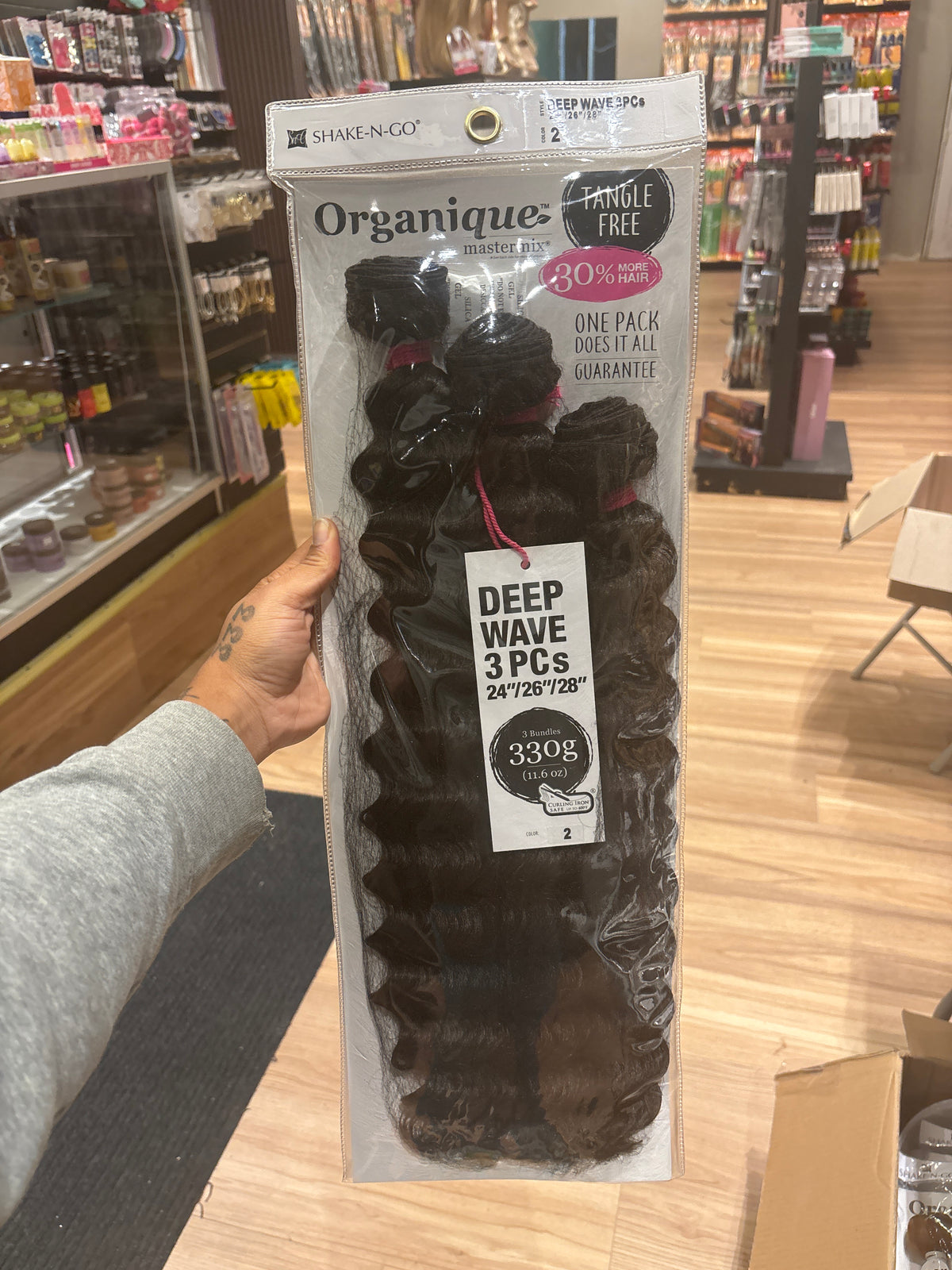Shake-N-Go- Organique Deep Wave 3Pcs 24”26”28”-2-