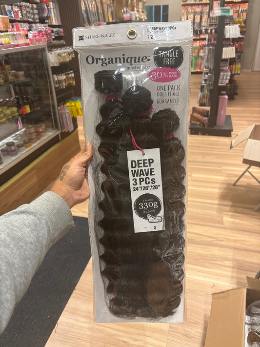 Shake-N-Go- Organique Deep Wave 3Pcs 24”26”28”-2-