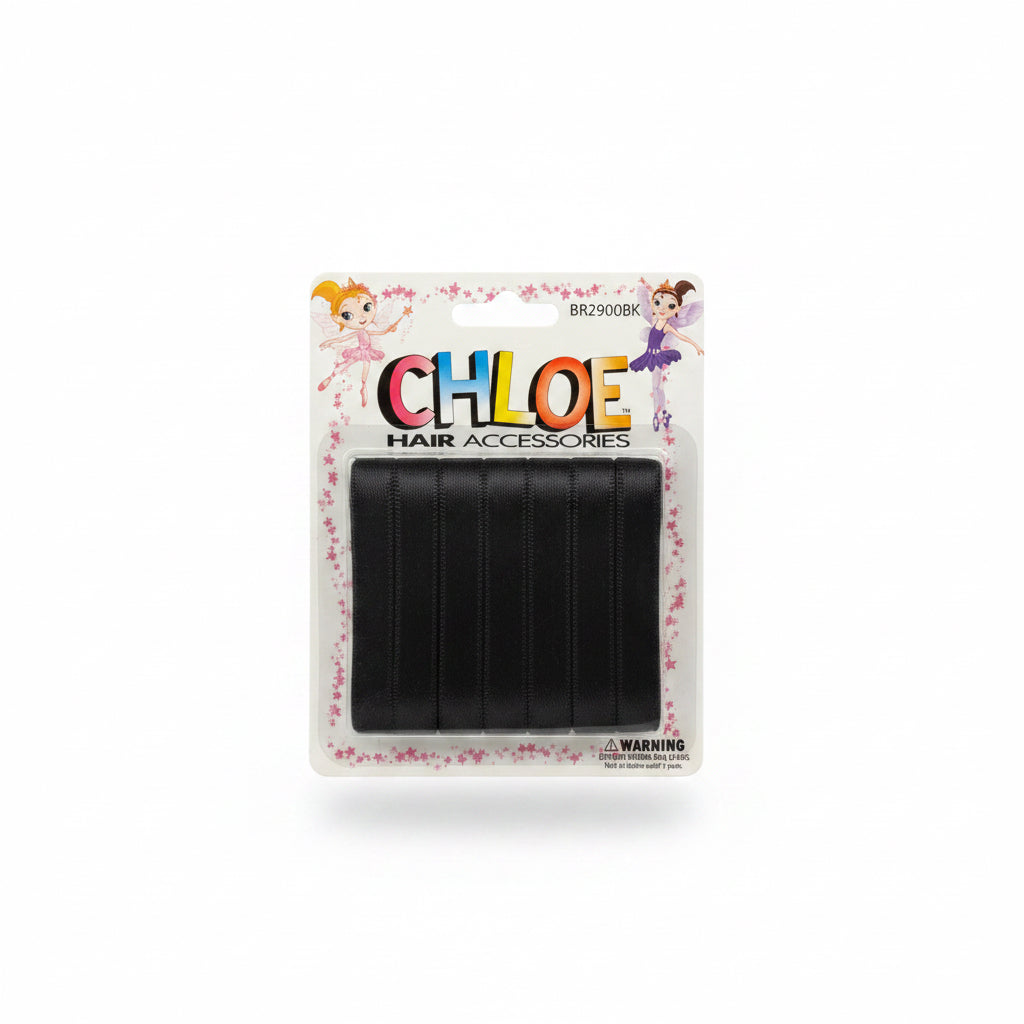 CHLOE Hair Accessories- Ribbon color Black-
