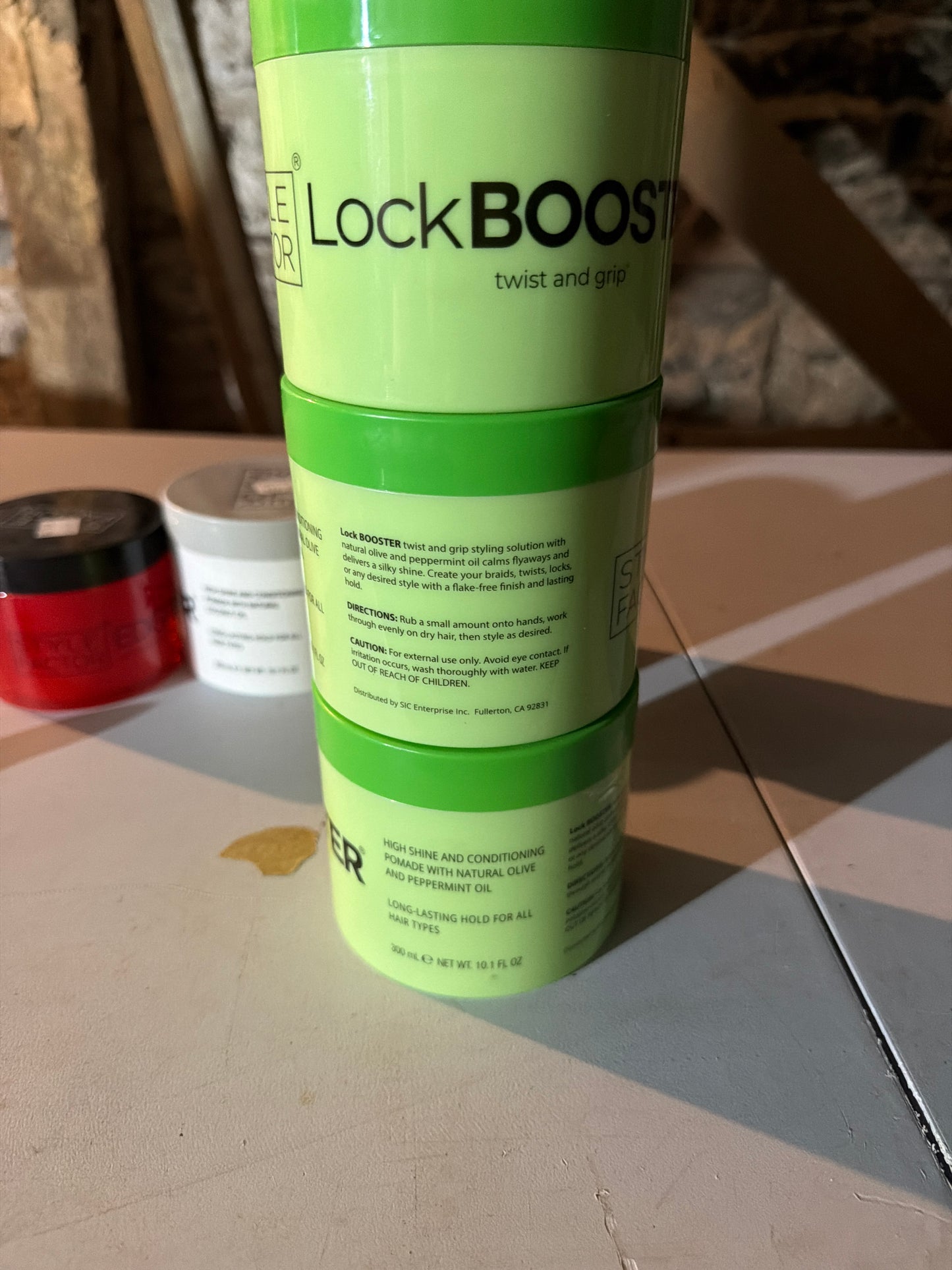Style Factor Lock Booster Twist & Grip Styling Pomade with Olive Fruit Oil 10.1 oz