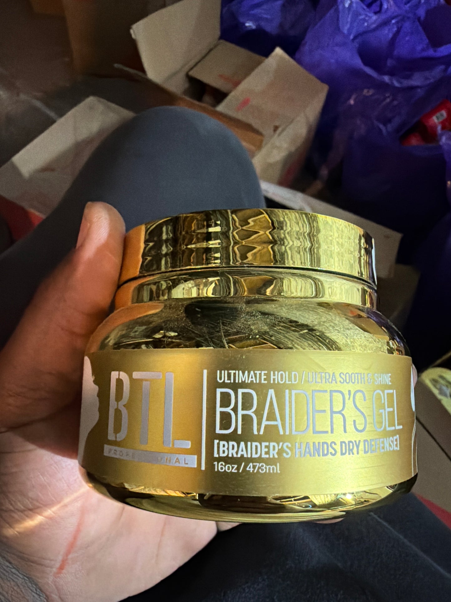BTI Professional Braider’s Gel Ultimate Hold & Ultra Smooth – 16 oz