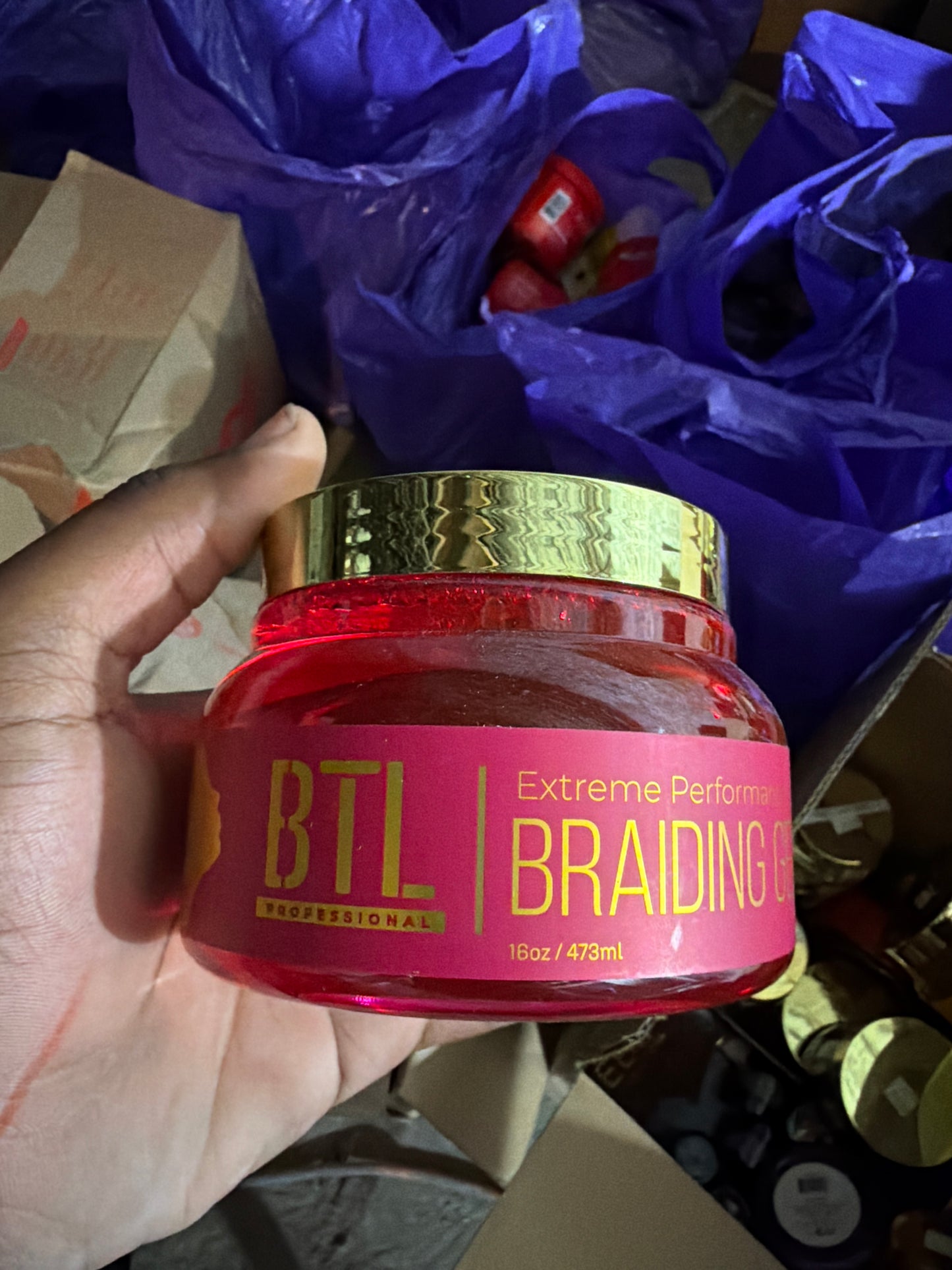 BTI Extreme Performance Braiding Gel – Maximum Hold – 16 oz