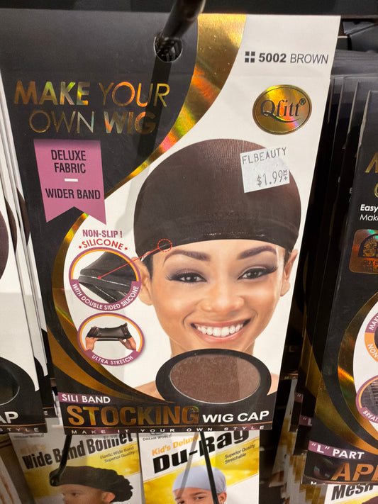 Sili band stocking wig cap