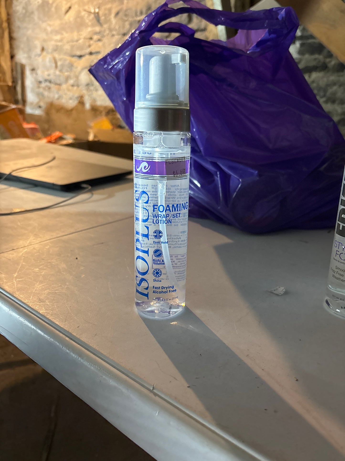 ISOPLUS Foaming Wrap/Set Lotion