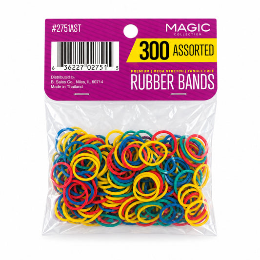 MAGIC COLLECTION- Assorted Rubber Bands 300 cnt.