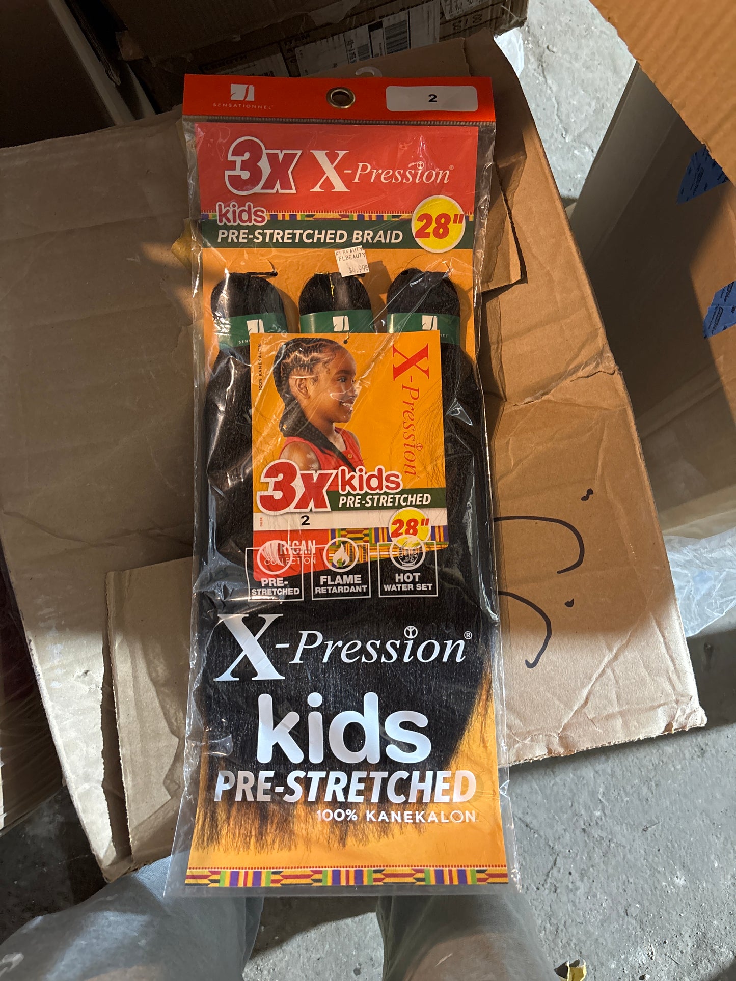 X-Pression Kids 3X Pre-Stretched Braid 28 Inch #2