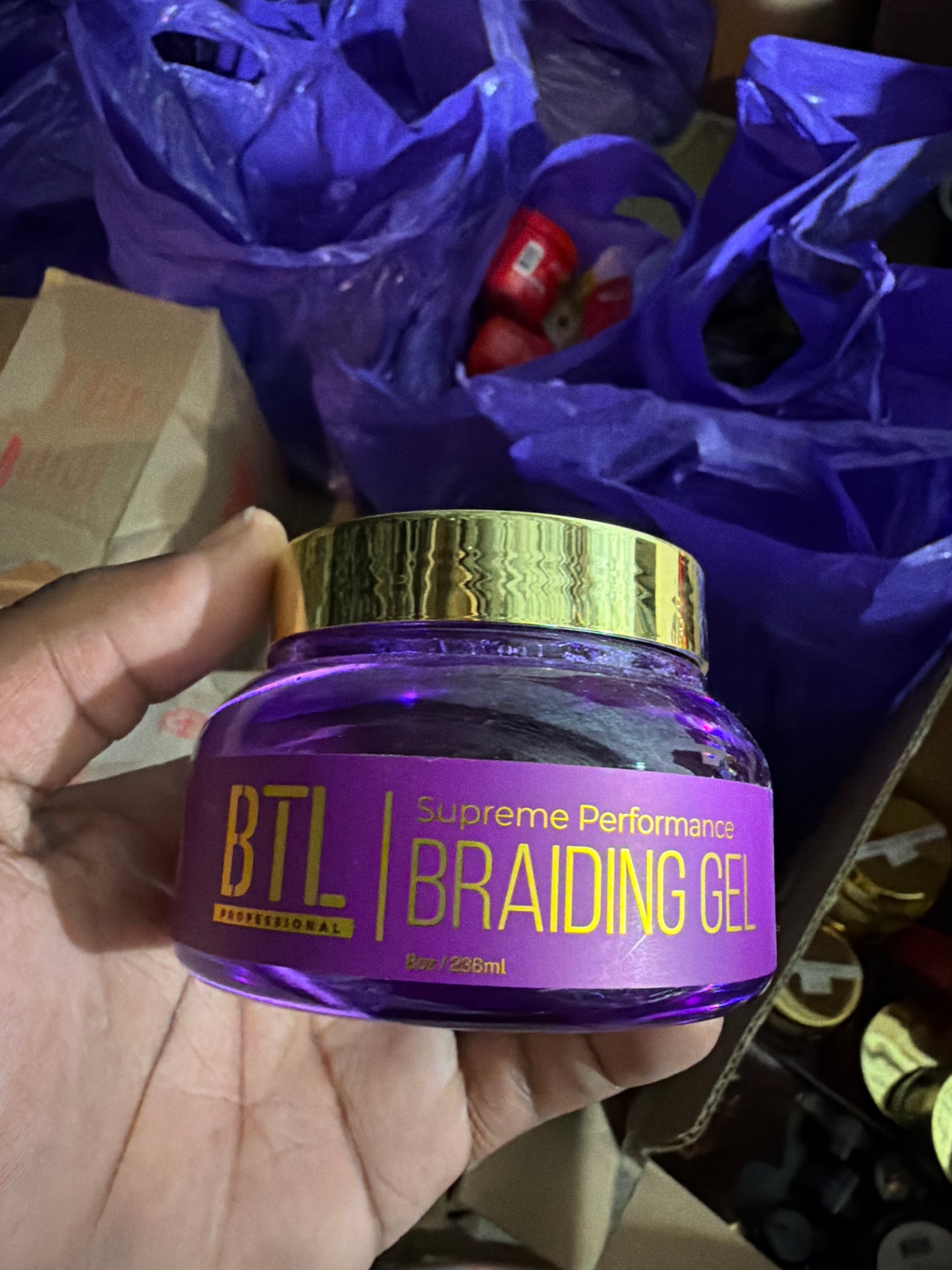 BTI Supreme Performance Braiding Gel – Maximum Hold – 8 oz