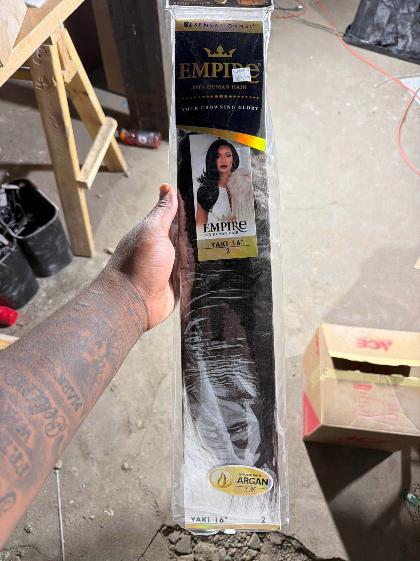 Empire 100% Human Hair Yaki 16” color 2