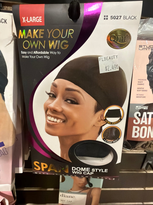 Spam dome style wig cap