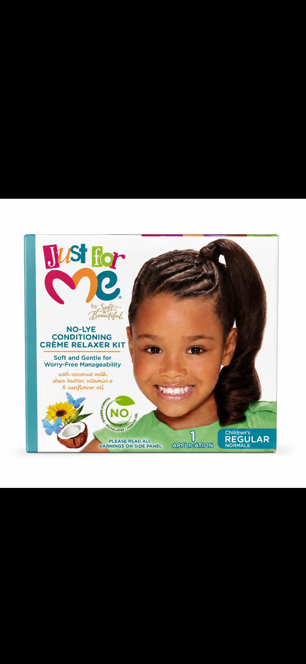 JUST FOR ME- No-Lye Conditioning Crème Relaxer Kit