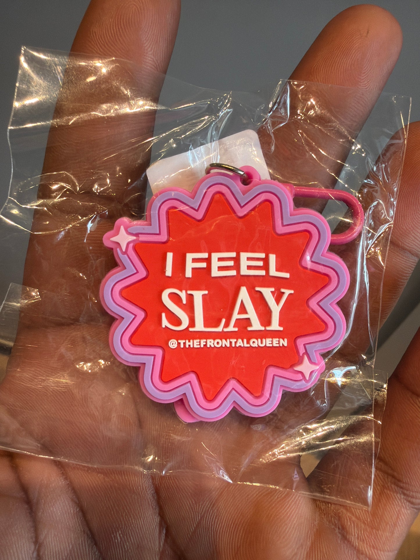 The frontal queen keychain