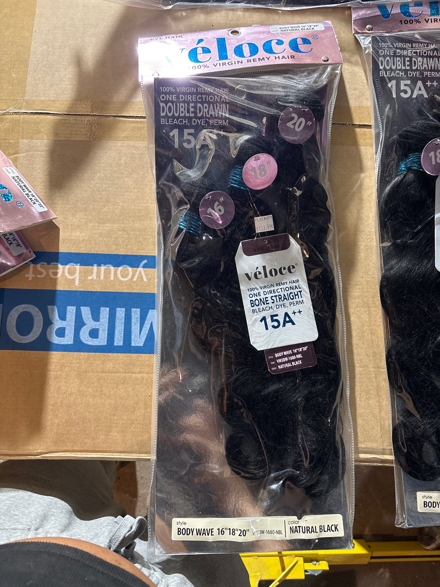 EVE HAIR VÉLOCE 100% VIRGIN REMY HAIR