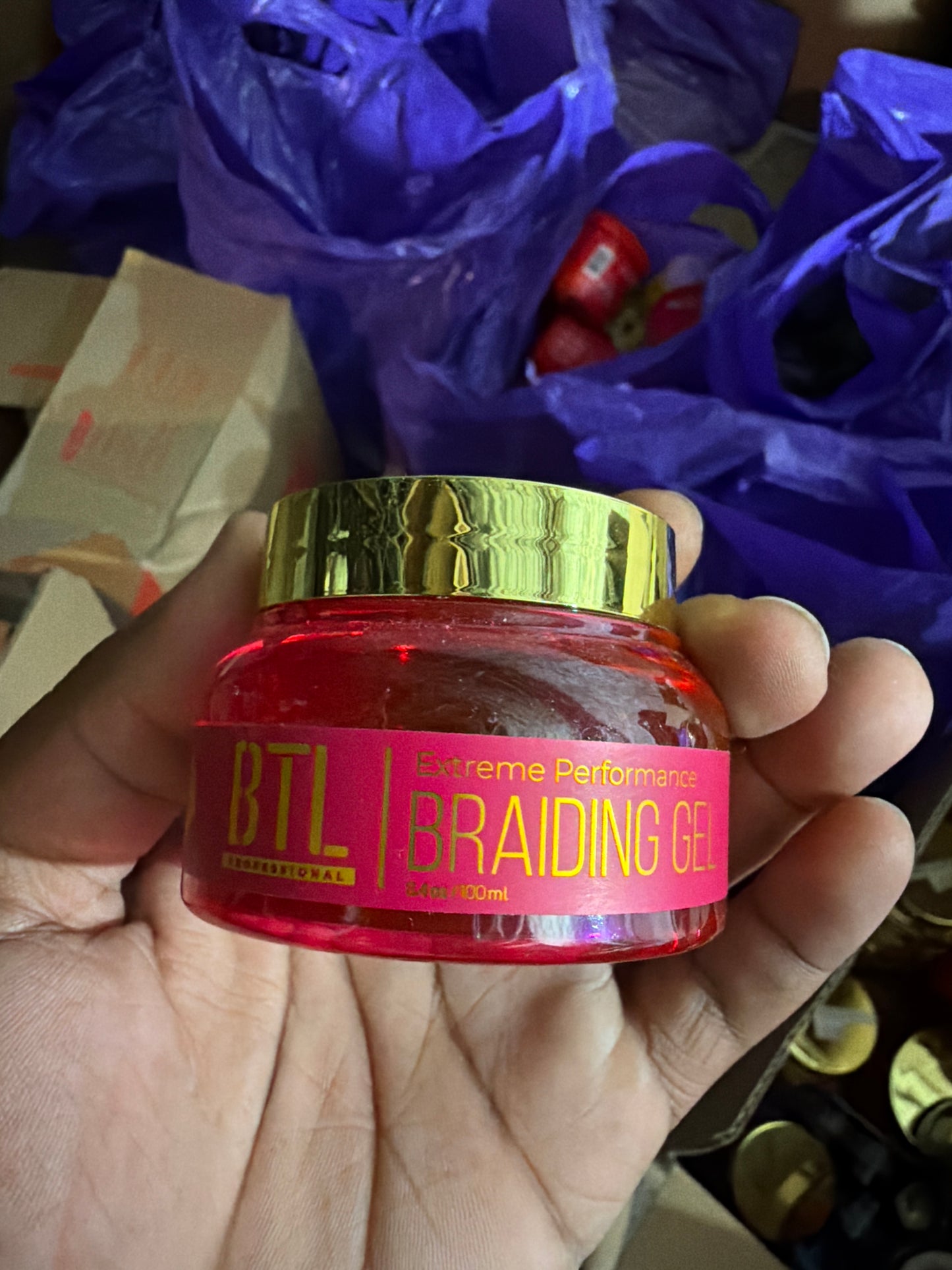 BTI Extreme Performance Braiding Gel – Maximum Hold – 5 oz
