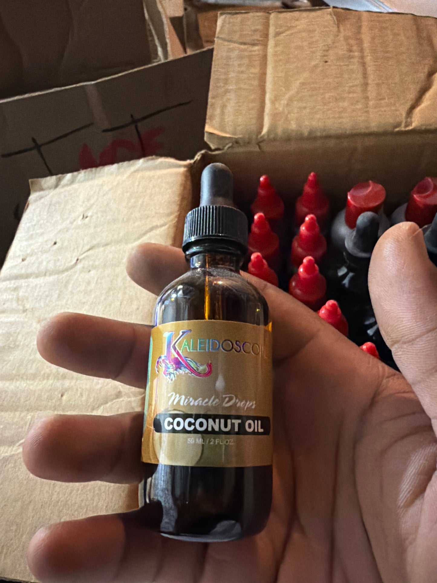Kaleidoscope Miracle Drops Coconut Oil Hair & Scalp Treatment Oil