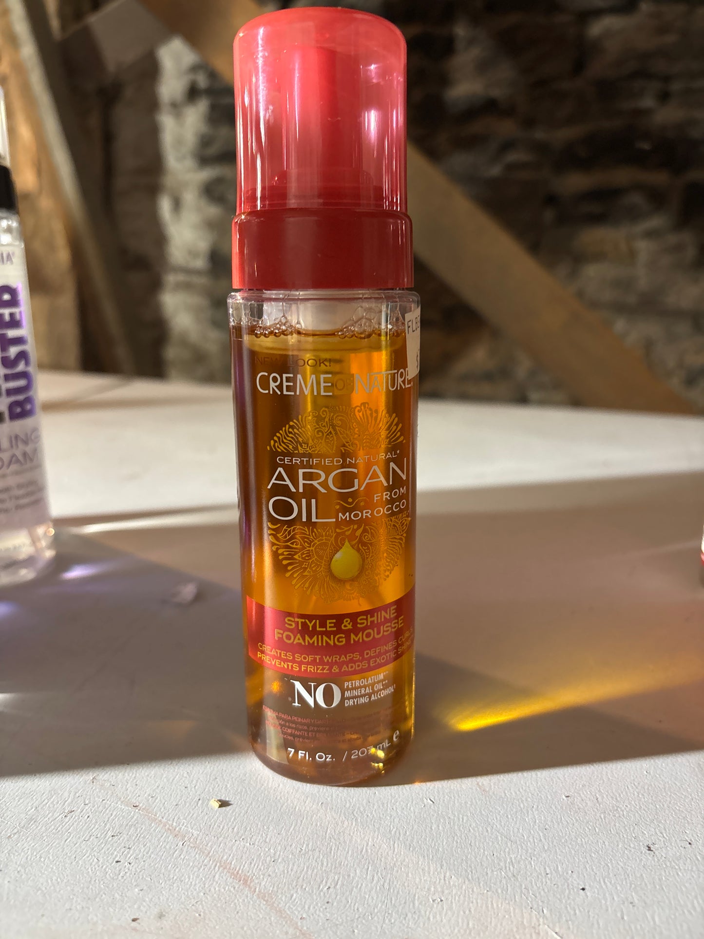 CRÈME OF NATURE- Certified Natural Argan Oil Style and Shine Foaming Mousse