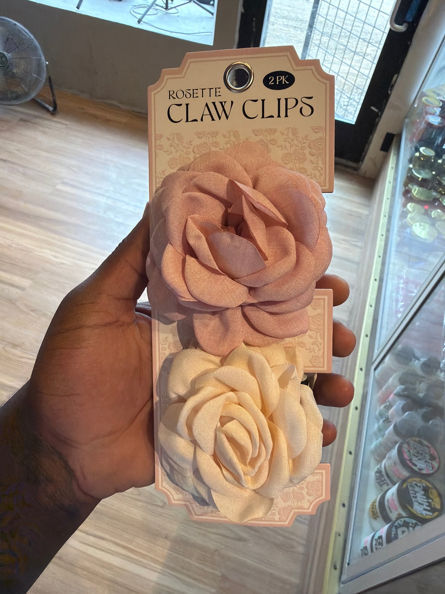 Rosette claw clip
