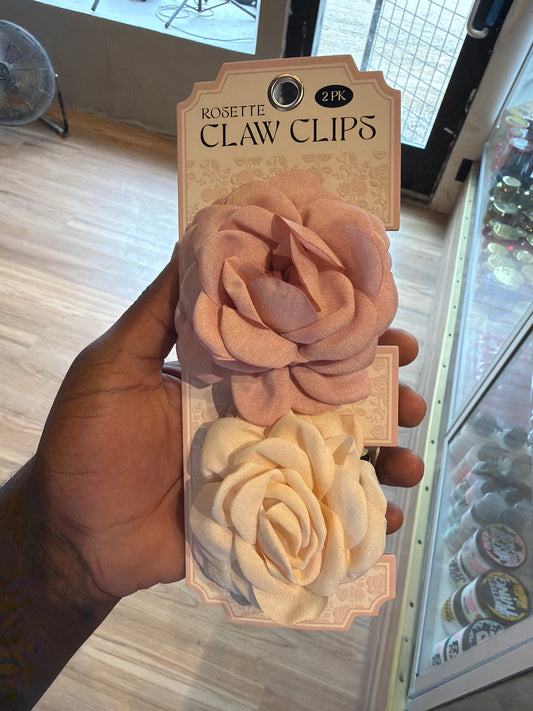 Rosette claw clip