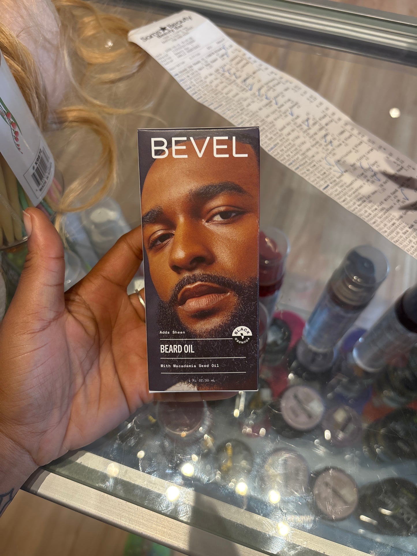 BEVEL- Beard Oil Adds Sheen with Macadamia Seed Oil 1Fl.oz.(30ml)