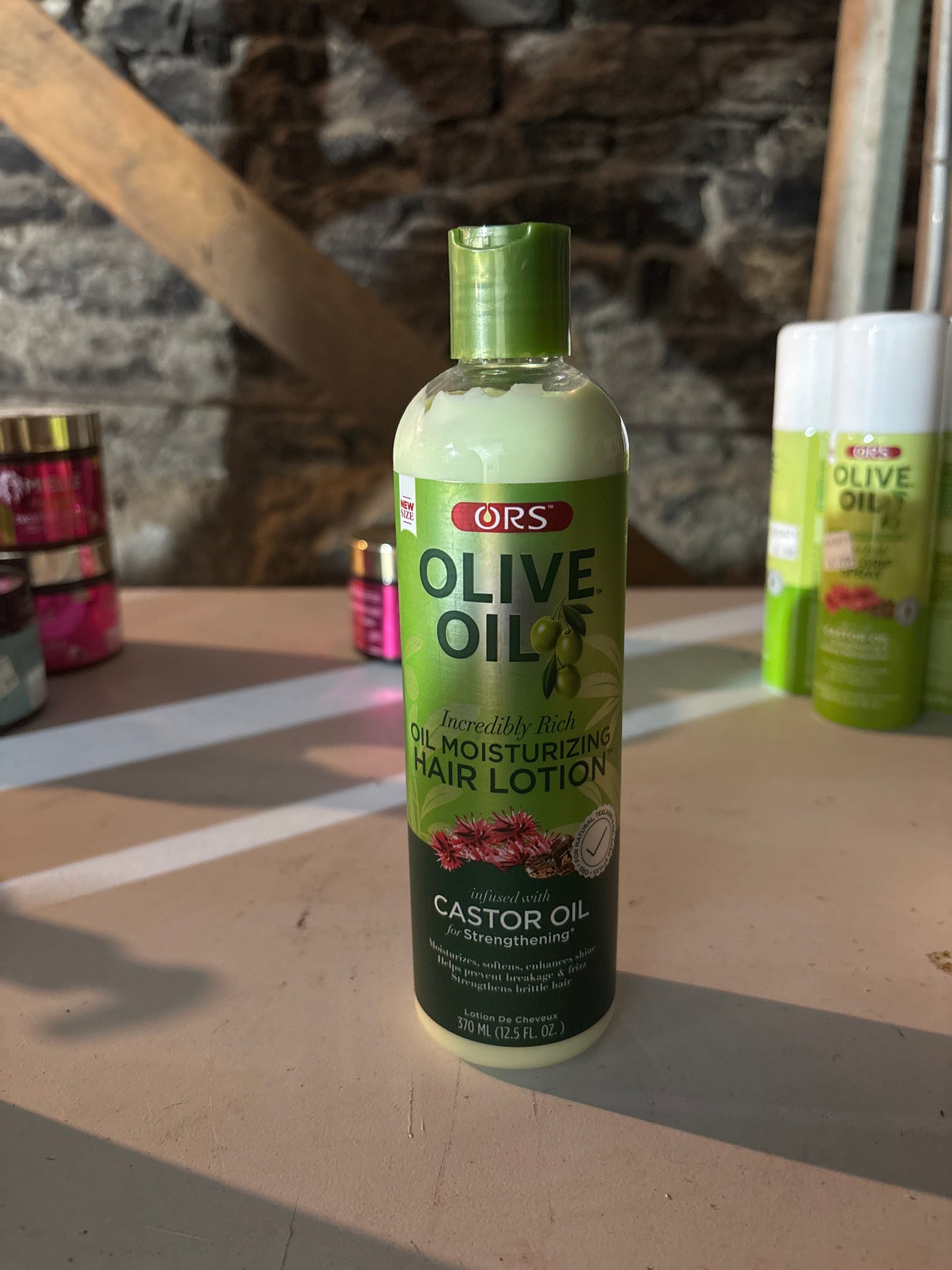 ORS OLIVE OIL- Incredibly Rich Moisturizing Lotion Infused w/ Castor Oil 12.5Fl.oz