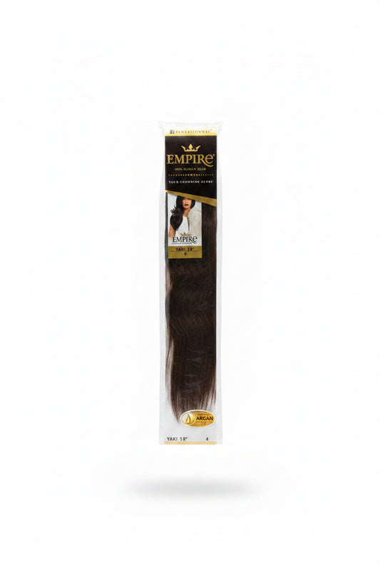 Empire 100% Human Hair Yaki 18” color 4