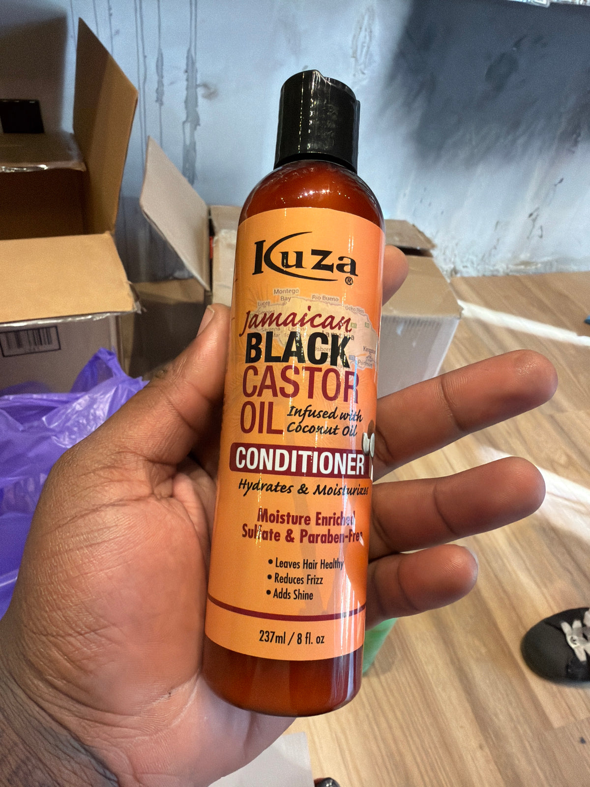 Kuza Jamaican black castor oil conditioner