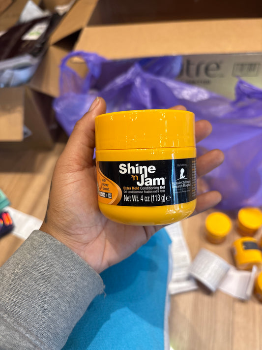Shine ’n Jam Conditioning Gel Extra Hold with Honey Extract 4 Oz.