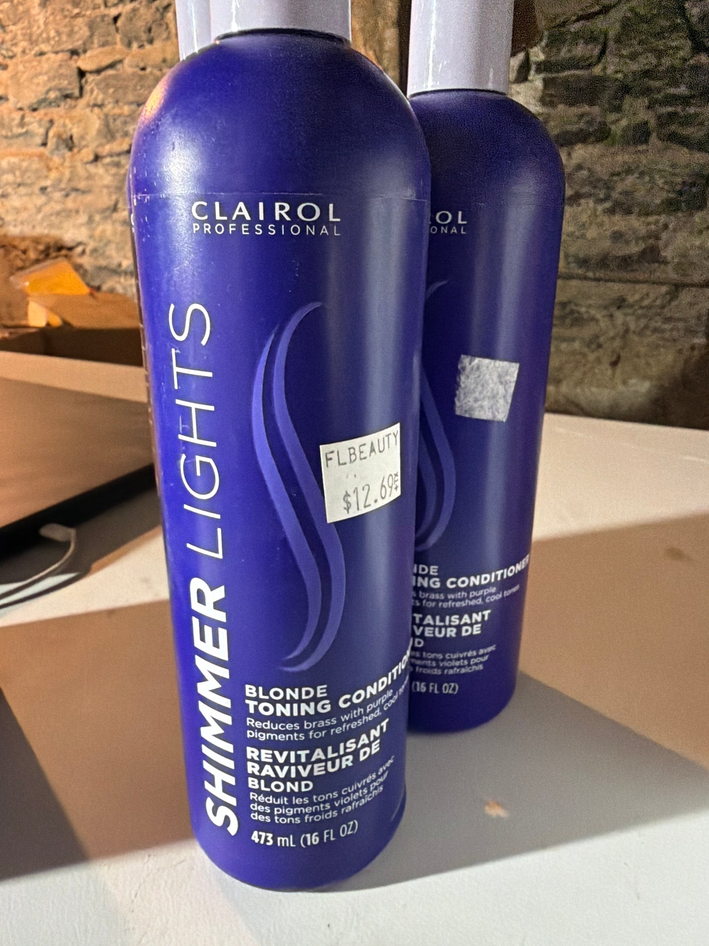 Clairol Professional Shimmer Lights Blonde Toning Conditioner 16 fl oz (473 mL)