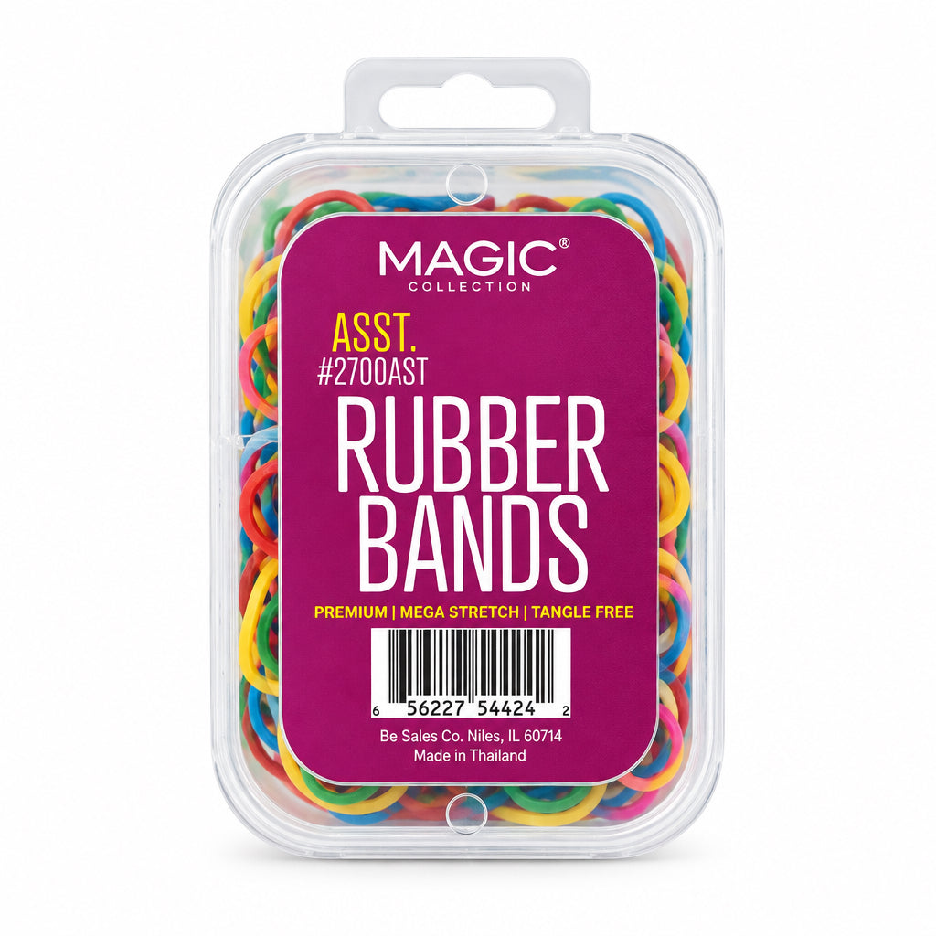 MAGIC COLLECTION- Assorted Rubber Bands 500 cnt.