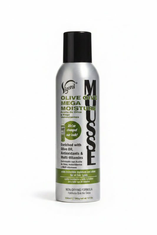 Vigorol Olive Oil Mega Moisture Mousse 12 oz
