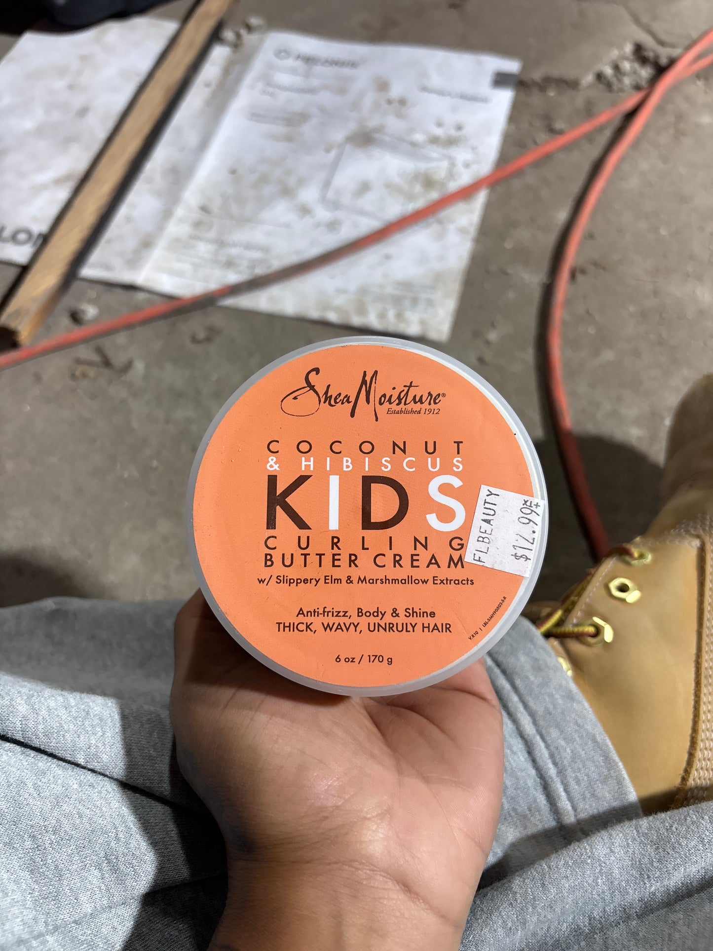 SHEA MOISTURE KIDS-Coconut and Hibiscus Curling Butter Cream