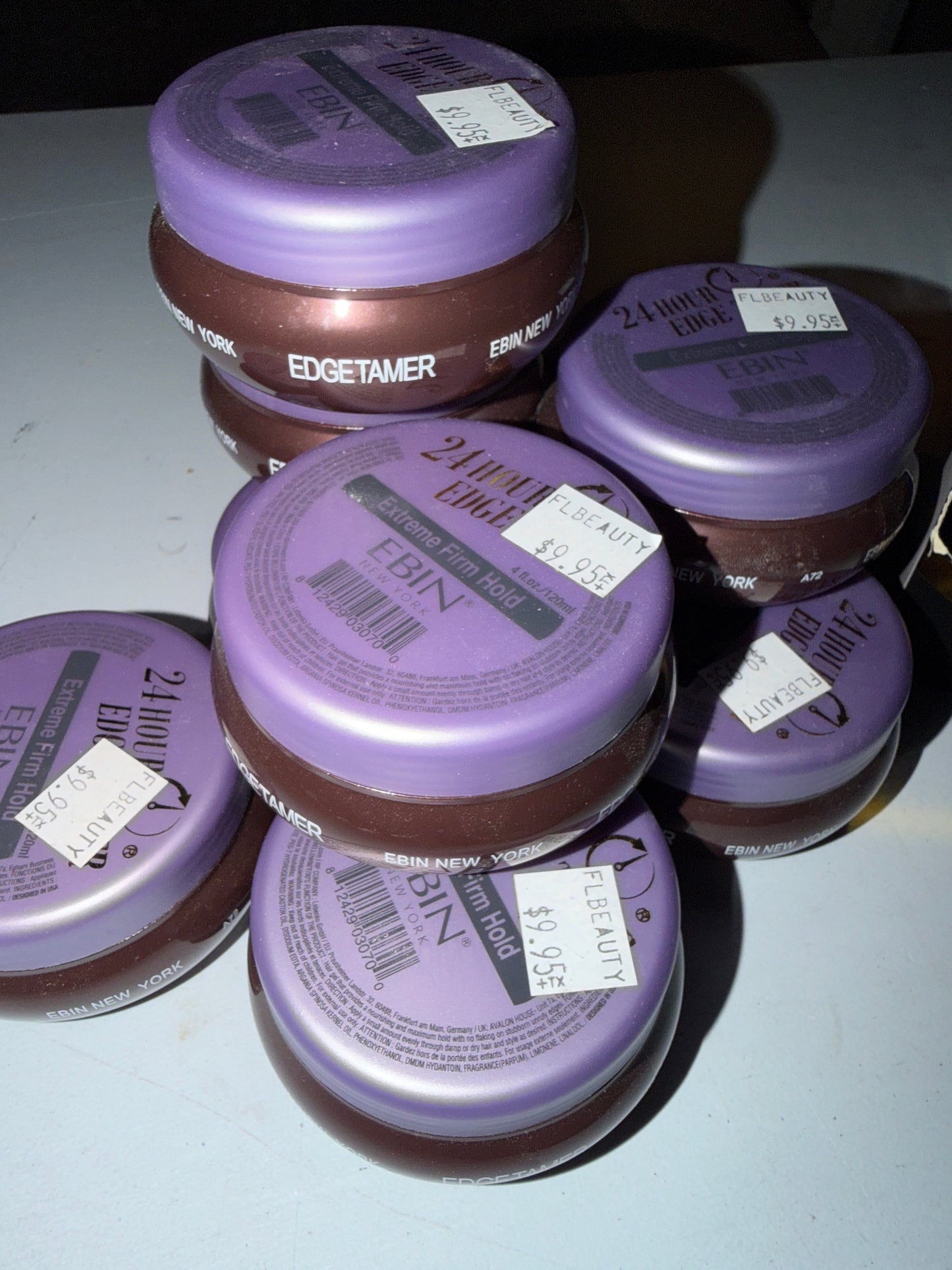 EBIN New York 24 Hour Edge Tamer Extreme Firm Hold Argan Oil Edge Control 4oz