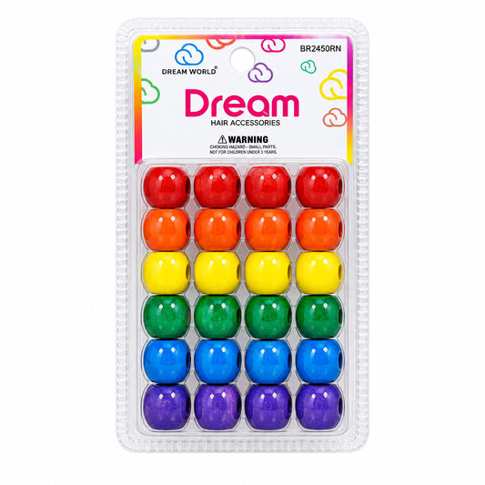 DREAMWORLD- Dream Wood Hair accessories-color Rainbow-