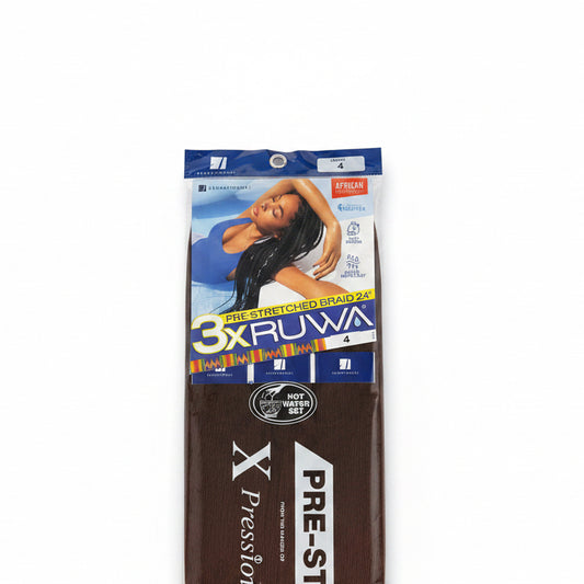X-Pression RUWA 3X Pre-Stretched Braiding Hair 24” – Color 4