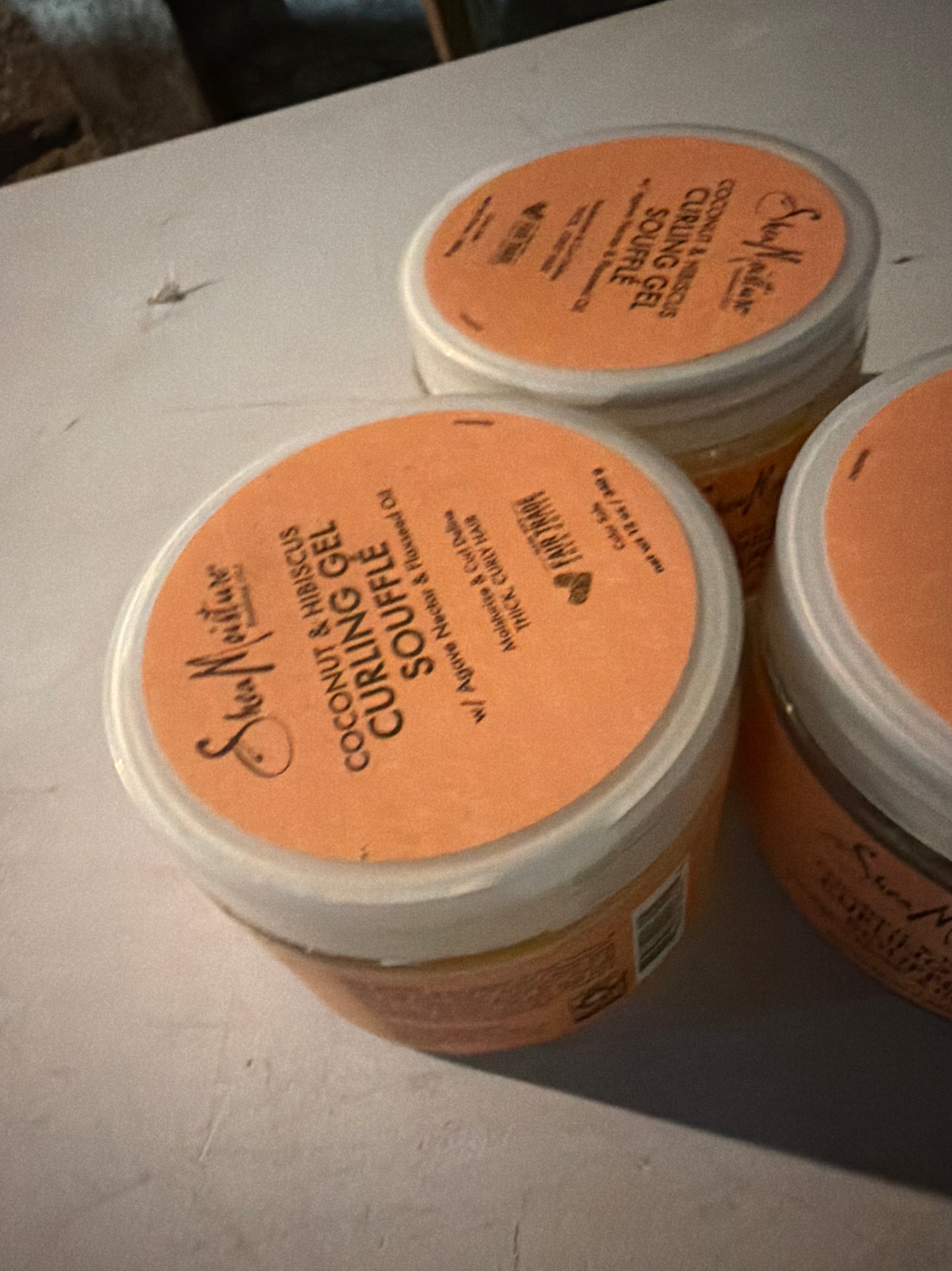 SheaMoisture Coconut & Hibiscus Curling Gel Soufflé with Agave Nectar & Flaxseed Oil 12 oz