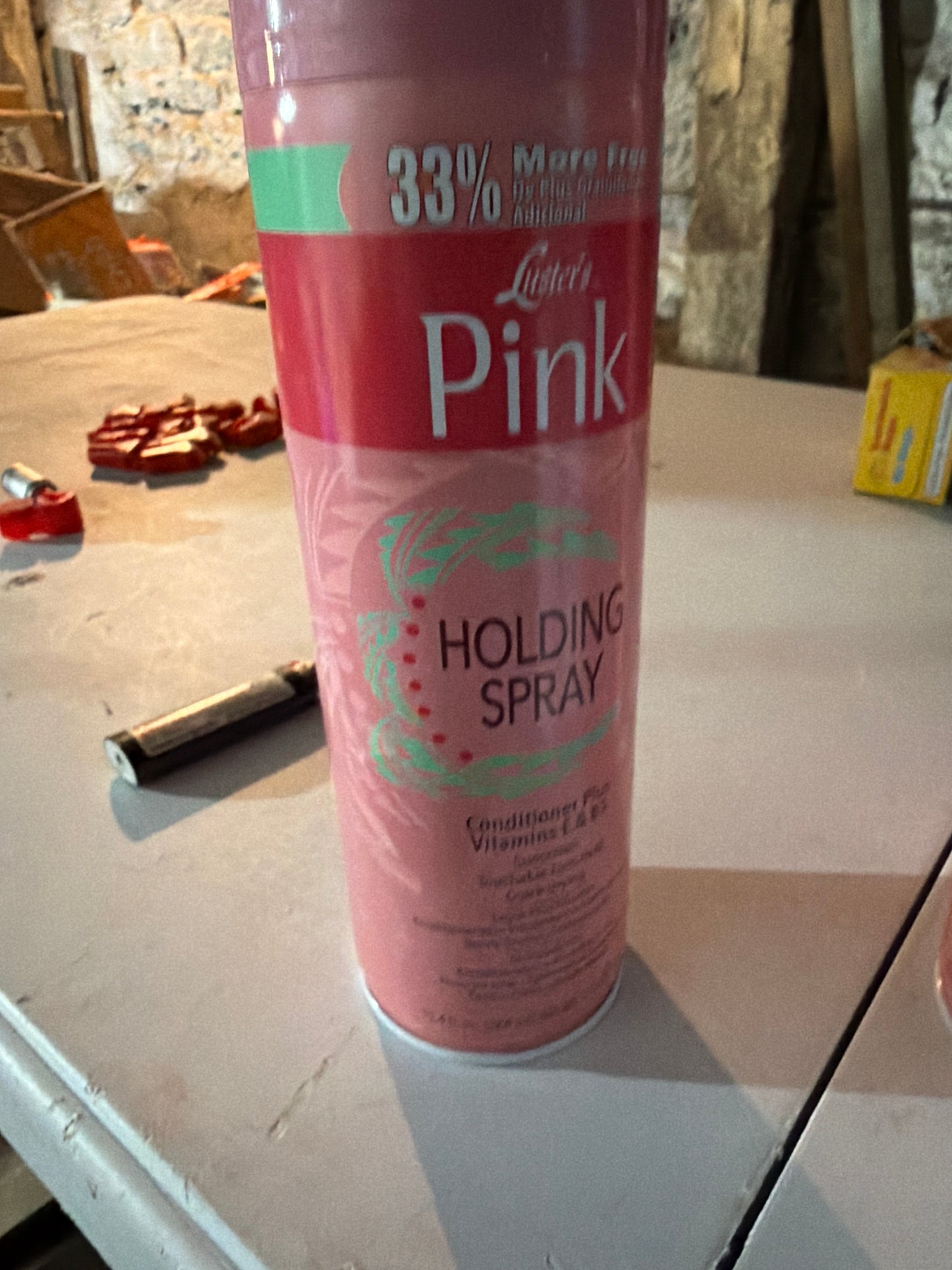 Luster’s Pink Holding Spray – 12.4 oz
