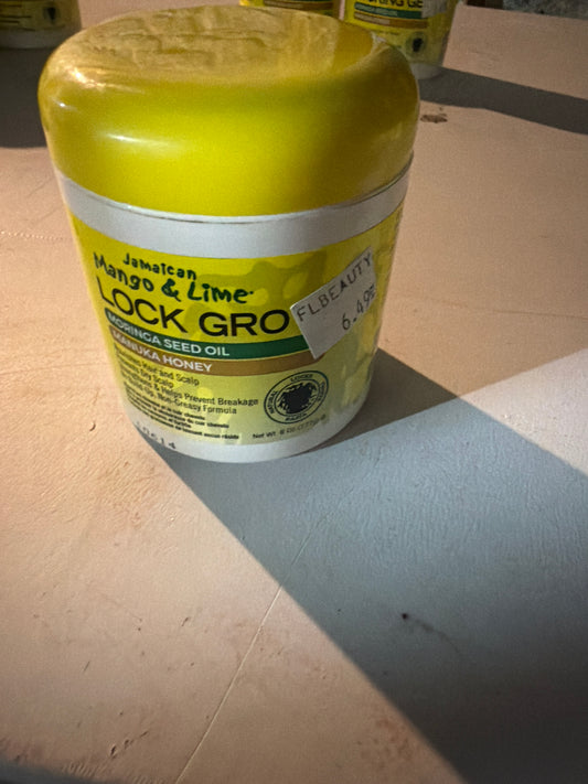 Jamaican Mango & Lime Lock Gro Hair Crème 6 oz