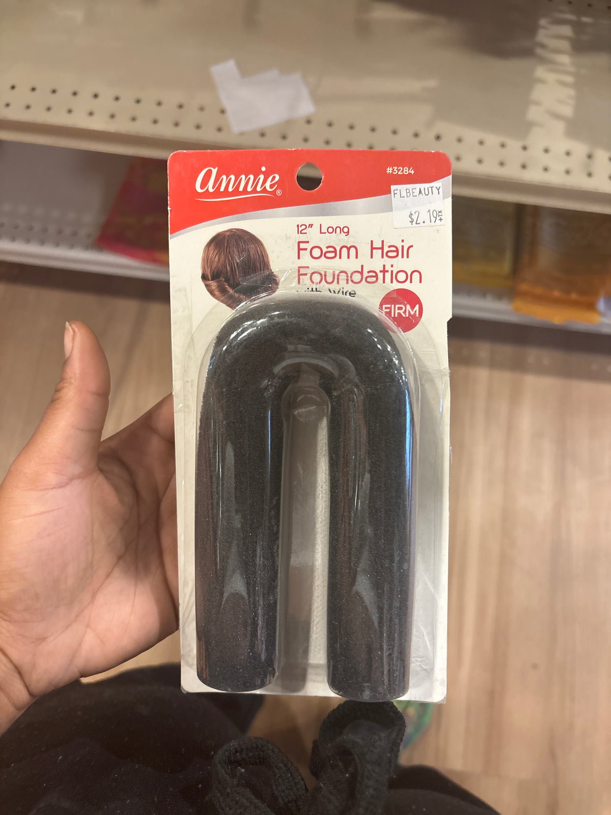 ANNIE- 12” Long Foam Hair Foundation With Wire