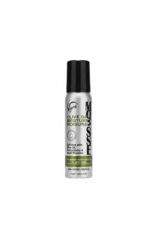 Vigorol Olive Oil Mega Moisture Mousse Travel Size 2.5 fl oz